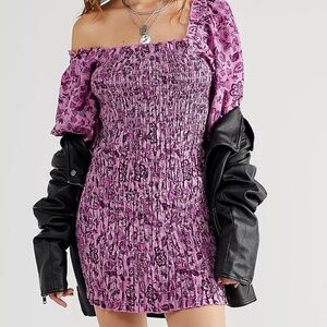 Free People Smock It To Me Mini Dress